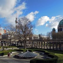 On Museum Island in early March