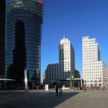 Potsdamer Platz on a Sunday morning