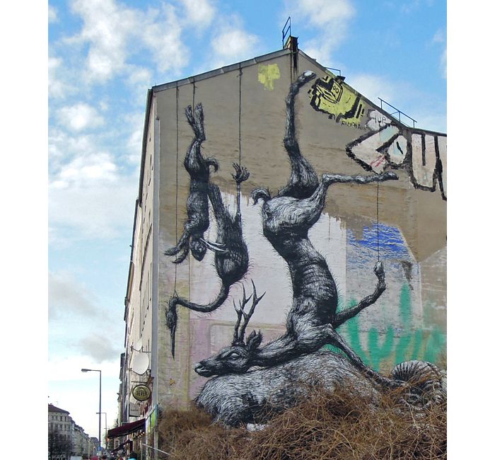 Berlin photo - Street art on Oranienstr. in Berlin-Kreuzberg - photo cult berlin